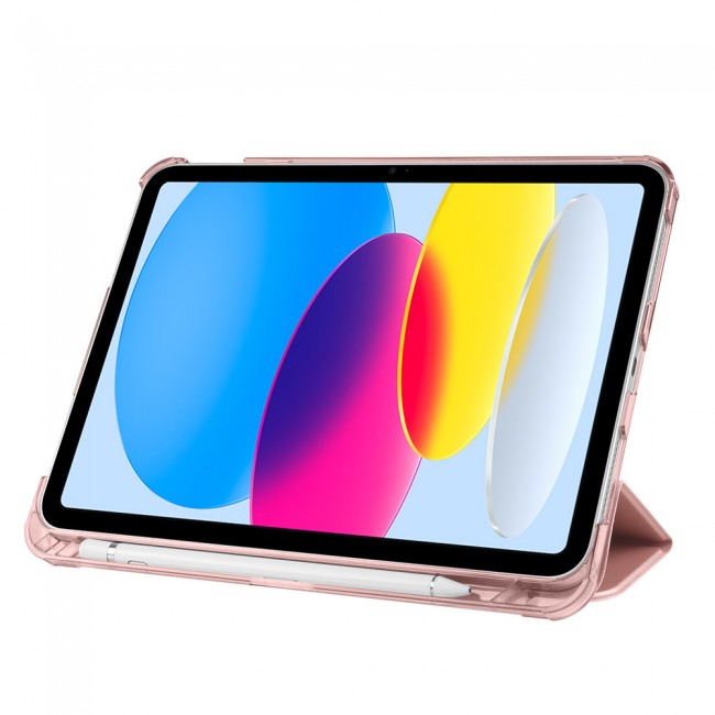 Apple iPad 11.Nesil 2025 Zore Smart Cover Kalem Bölmeli Standlı 1-1 Kılıf