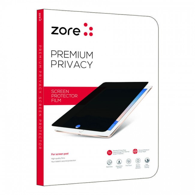 Apple iPad 6 Air 2 Zore Tablet Privacy Temperli Cam Ekran Koruyucu Apple iPad 6 Air 2 Zore Tablet Privacy Temperli Cam Ekran Koruyucu