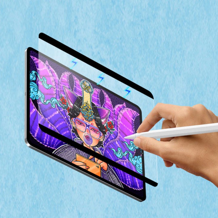 Apple iPad 9.7 2018 (6.Nesil) Wiwu Removable Mıknatıslı Ekran Koruyucu