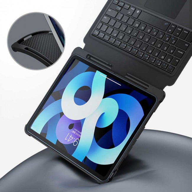 Apple iPad Air 11 2024 Benks Multifunctional Kablosuz Klavyeli Kılıf Apple iPad Air 11 2024 Benks Multifunctional Kablosuz Klavyeli Kılıf