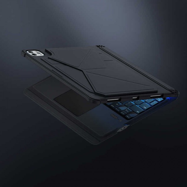 Apple iPad Air 11 2024 Benks Multifunctional Kablosuz Klavyeli Kılıf Apple iPad Air 11 2024 Benks Multifunctional Kablosuz Klavyeli Kılıf