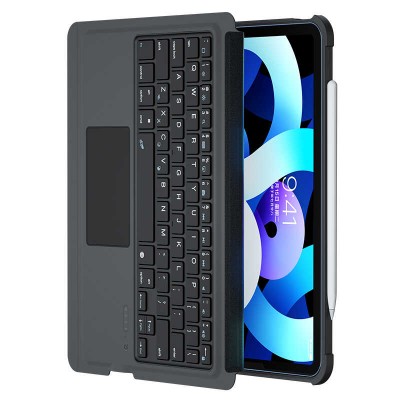 Bal-z Apple iPad Air 10.9 2020 (4.Nesil) Benks Multifunctional Kablosuz Klavyeli Kılıf