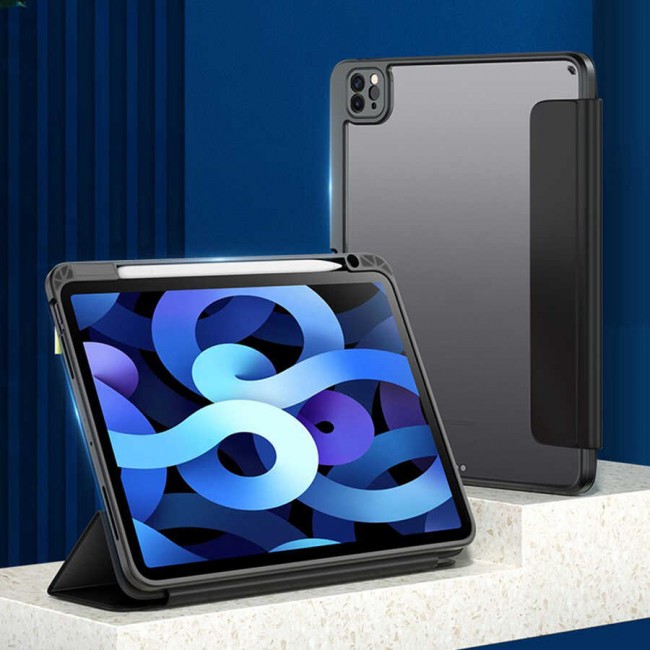 Apple iPad Air 10.9 2020 (4.Nesil) Kılıf Zore Nort Arkası Şeffaf Standlı Kılıf Apple iPad Air 10.9 2020 (4.Nesil) Kılıf Zore Nort Arkası Şeffaf Standlı Kılıf