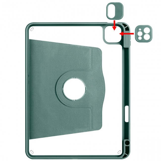 Apple iPad Air 10.9 2020 (4.Nesil) Kılıf Zore Termik Kalem Bölmeli Dönebilen Standlı Kılıf Apple iPad Air 10.9 2020 (4.Nesil) Kılıf Zore Termik Kalem Bölmeli Dönebilen Standlı Kılıf