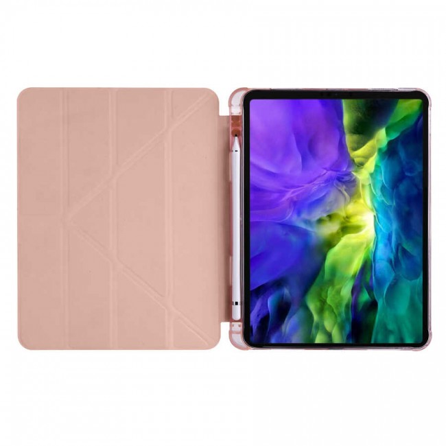 Apple iPad Air 10.9 2020 (4.Nesil) Kılıf Zore Tri Folding Kalem Bölmeli Standlı Kılıf Apple iPad Air 10.9 2020 (4.Nesil) Kılıf Zore Tri Folding Kalem Bölmeli Standlı Kılıf