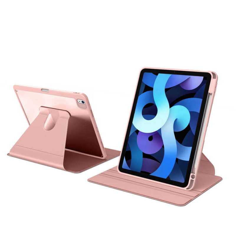 Bal-z Apple iPad Air 10.9 2022 (5.Nesil) Kılıf  Nayn Dönebilen Standlı Kılıf