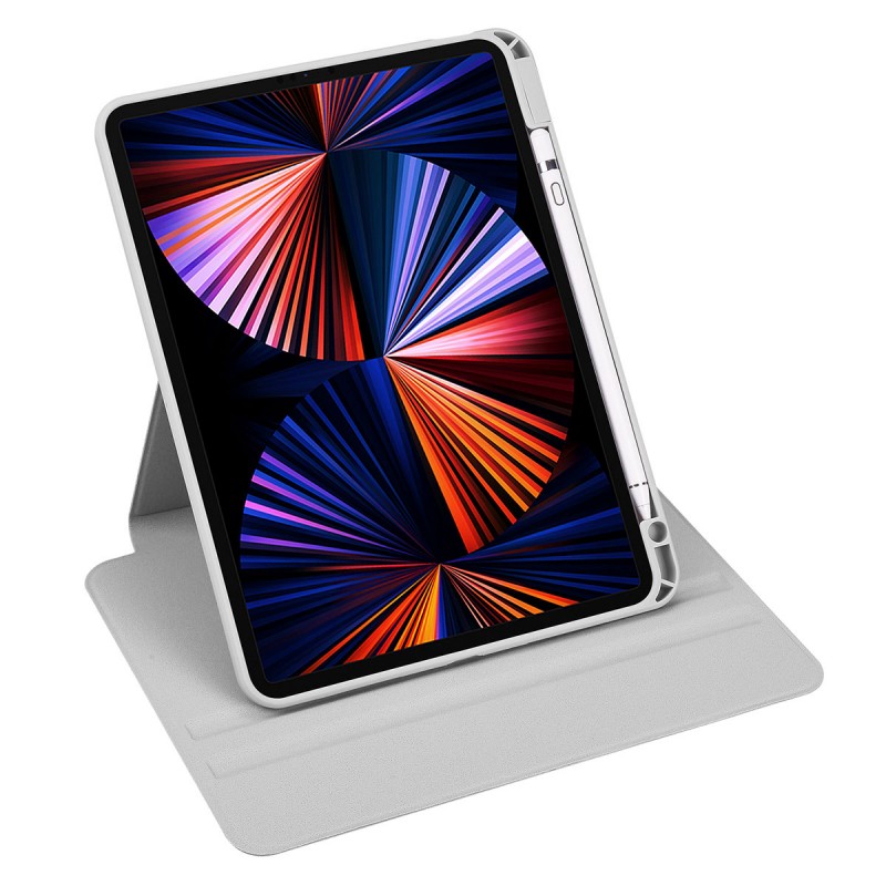 Bal-z Apple iPad Air 10.9 2022 (5.Nesil) Kılıf  Termik Kalem Bölmeli Dönebilen Standlı Kılıf