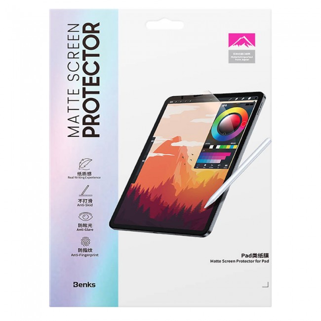 Apple iPad Air 11 2024 Kağıt Hisli Benks Mat Paper-Like Ekran Koruyucu Apple iPad Air 11 2024 Kağıt Hisli Benks Mat Paper-Like Ekran Koruyucu