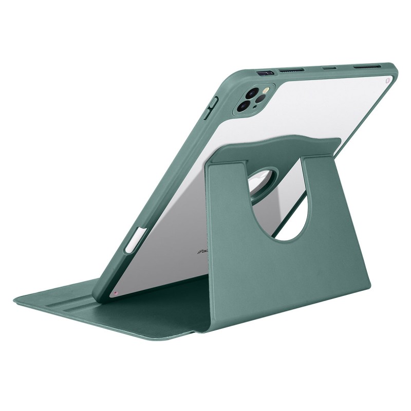 Bal-z Apple iPad Air 11 2024 Kılıf  Termik Kalem Bölmeli Dönebilen Standlı Kılıf