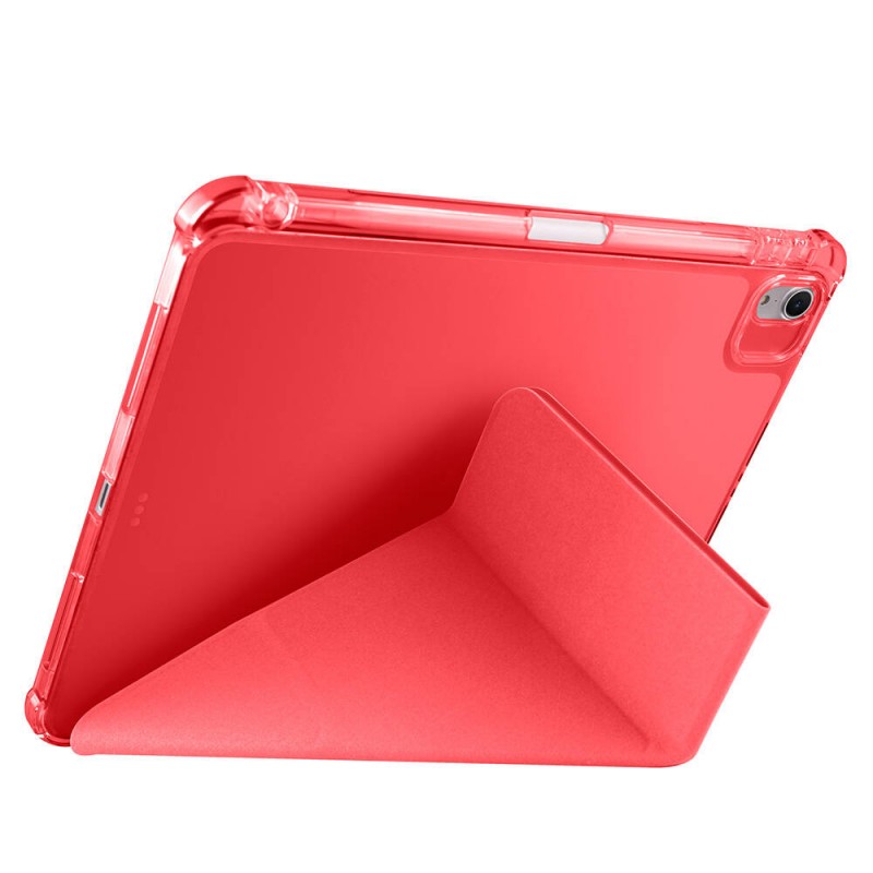 Bal-z Apple iPad Air 11 2024 Kılıf  Tri Folding Kalem Bölmeli Standlı Kılıf