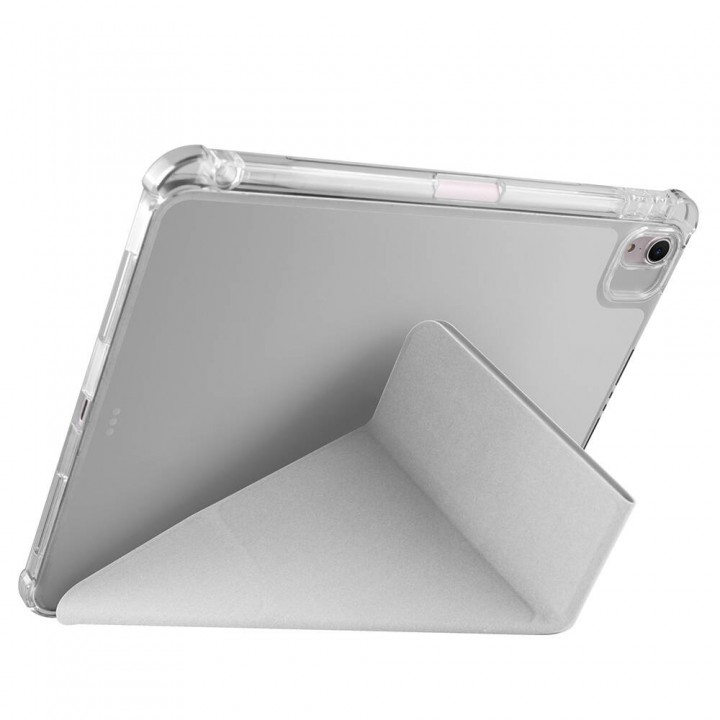 Apple iPad Air 11 2024 Kılıf Zore Tri Folding Kalem Bölmeli Standlı Kılıf