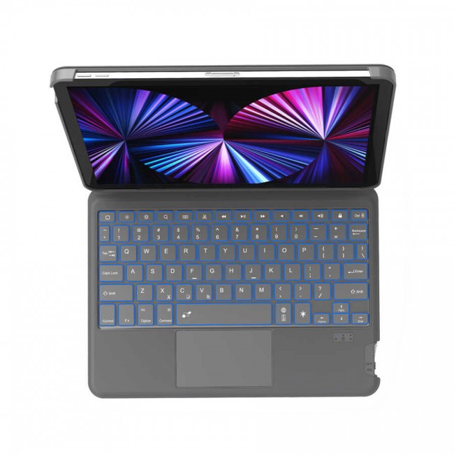 Apple iPad Air 11 2024 Wiwu Combo Led Işıklı Magnetik Standlı Klavyeli Kılıf Apple iPad Air 11 2024 Wiwu Combo Led Işıklı Magnetik Standlı Klavyeli Kılıf