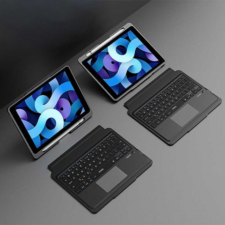 Apple iPad Air 11 2024 Wiwu Keyboard Folio Kablosuz Klavyeli Kılıf