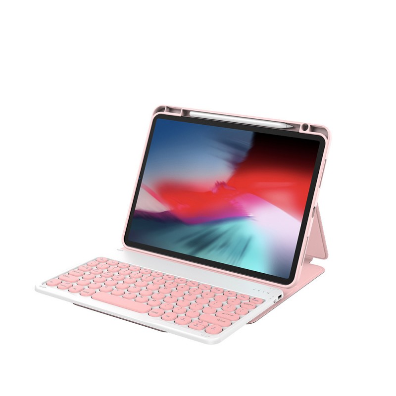 Bal-z Apple iPad Air 11 2024 Wiwu Protective Gizli Kalem Bölmeli Klavyeli Kılıf