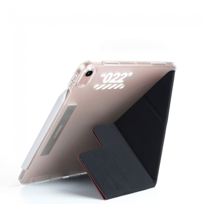 Apple iPad Air 11 2025 M3 Kılıf SkinArma Kalemlikli Arkası Şeffaf Standlı Magnetik Taihi Sora Kılıf