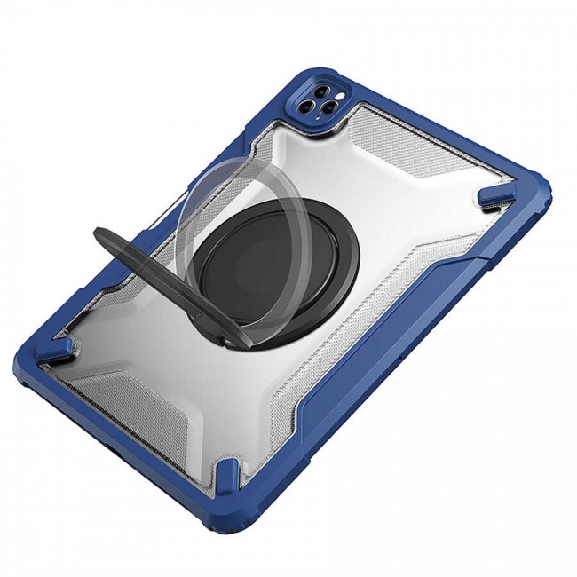 Apple iPad Air 11 2025 M3 Wiwu Mecha Dönebilen Standlı Tablet Kılıfı Apple iPad Air 11 2025 M3 Wiwu Mecha Dönebilen Standlı Tablet Kılıfı