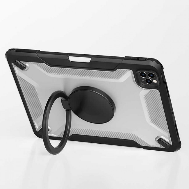 Apple iPad Air 11 2025 M3 Wiwu Mecha Dönebilen Standlı Tablet Kılıfı Apple iPad Air 11 2025 M3 Wiwu Mecha Dönebilen Standlı Tablet Kılıfı