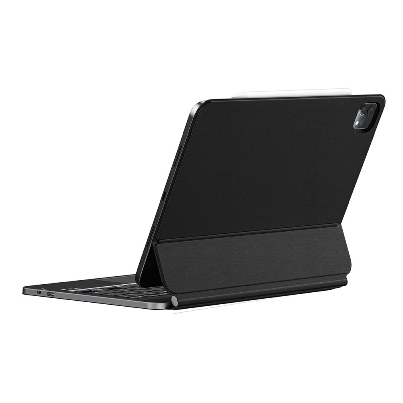 Bal-z Apple iPad Air 11 2025 M3 Wiwu MK-003 Gizli Kalem Bölmeli Klavyeli Standlı Kılıf