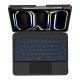 Apple iPad Air 11 2025 M3 Wiwu MK-007 Combo Pro Kalem Bölmeli Klavyeli Standlı Kılıf Apple iPad Air 11 2025 M3 Wiwu MK-007 Combo Pro Kalem Bölmeli Klavyeli Standlı Kılıf