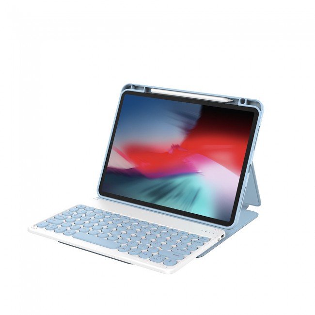 Apple iPad Air 11 2025 M3 Wiwu Protective Gizli Kalem Bölmeli Klavyeli Kılıf Apple iPad Air 11 2025 M3 Wiwu Protective Gizli Kalem Bölmeli Klavyeli Kılıf