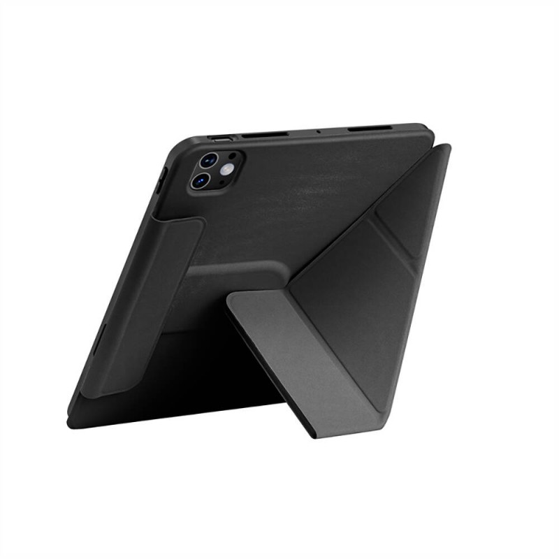 Bal-z Apple iPad Air 12.9 2022 M2 Wiwu 360° Dönebilen Standlı Magnetik Koruyucu Tablet Kılıfı