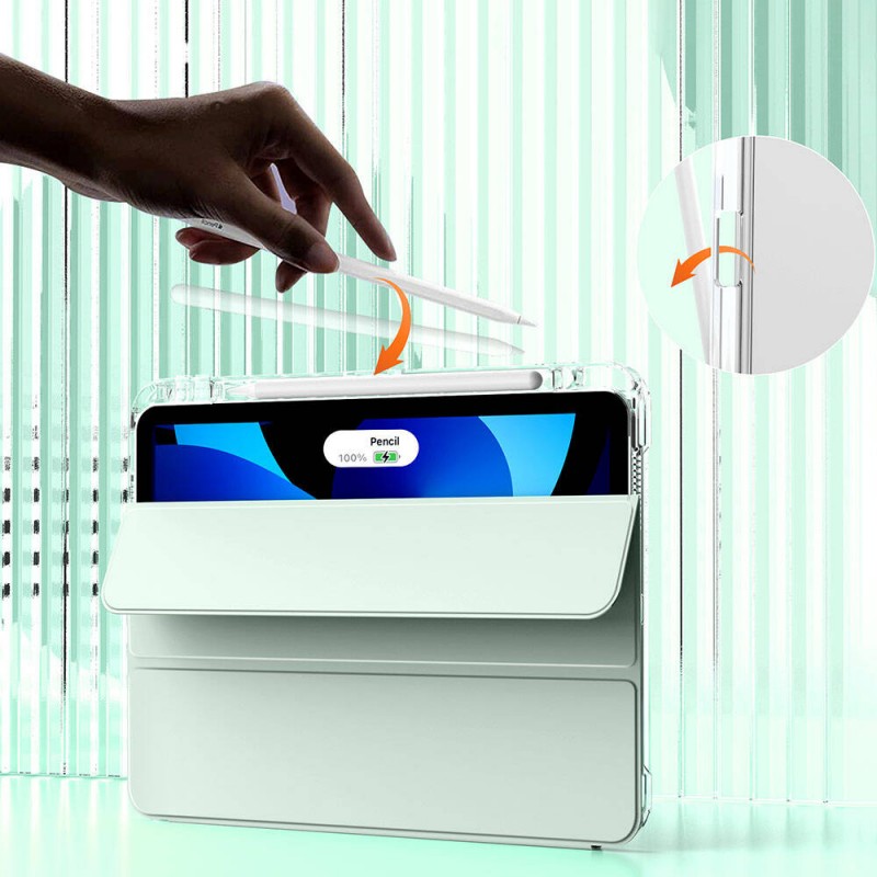 Bal-z ​Apple iPad Air 13 2024 Kılıf Magnetik Ayrılabilen Airbagli  Sliding Tablet Kılıfı