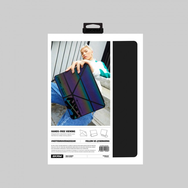 Apple iPad Air 13 2024 Kılıf SkinArma Holografik Tasarımlı Arkası Şeffaf Çıkarılabilir Magnetik Kira Kobai Kılıf Apple iPad Air 13 2024 Kılıf SkinArma Holografik Tasarımlı Arkası Şeffaf Çıkarılabilir Magnetik Kira Kobai Kılıf