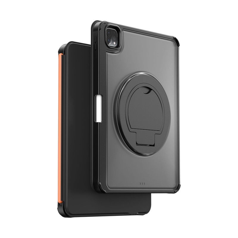 Bal-z Apple iPad Air 13 2024 Wiwu MK-007 Combo Pro Kalem Bölmeli Klavyeli Standlı Kılıf