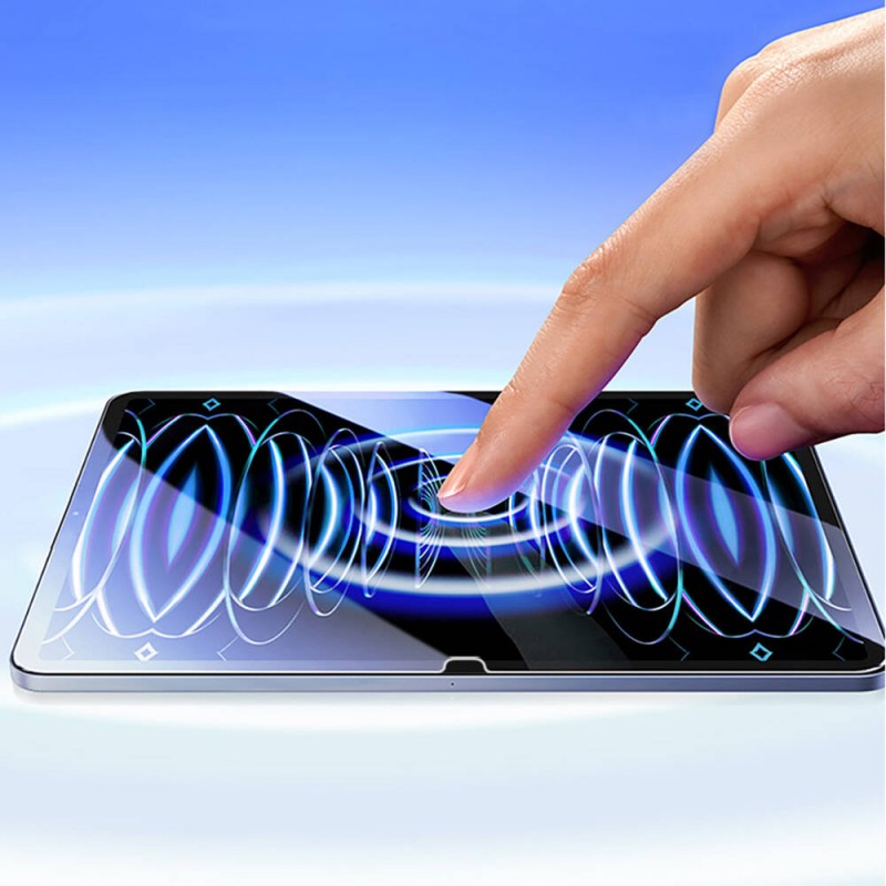 Bal-z Apple iPad Air 13 2024 Wiwu Wi-GQ003 iVista Serisi Oleofobik HD Temperli Cam Ekran Koruyucu