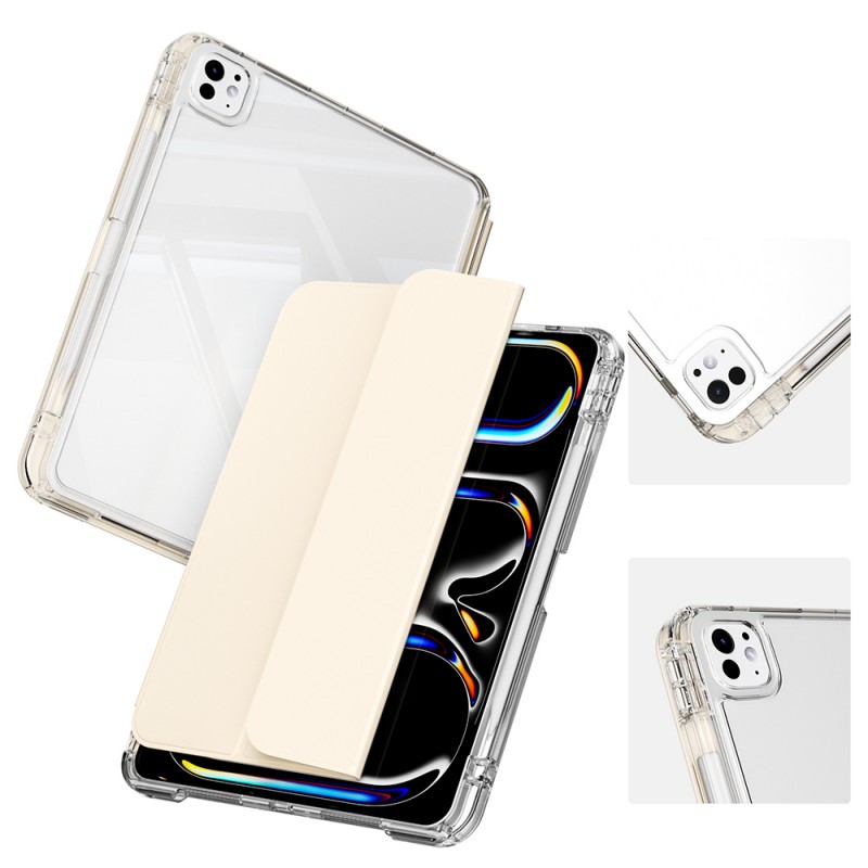 Bal-z Apple iPad Air 13 2025 M3 Kılıf Magnetik Ayrılabilen Airbagli Zore Sliding Tablet Kılıfı