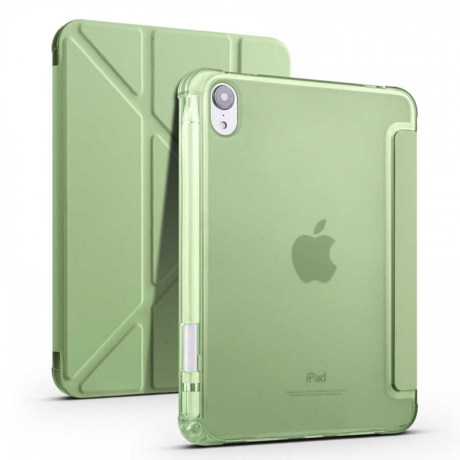 Apple iPad Mini 2021 (6.Nesil) Kılıf Zore Tri Folding Kalem Bölmeli Standlı Kılıf Apple iPad Mini 2021 (6.Nesil) Kılıf Zore Tri Folding Kalem Bölmeli Standlı Kılıf