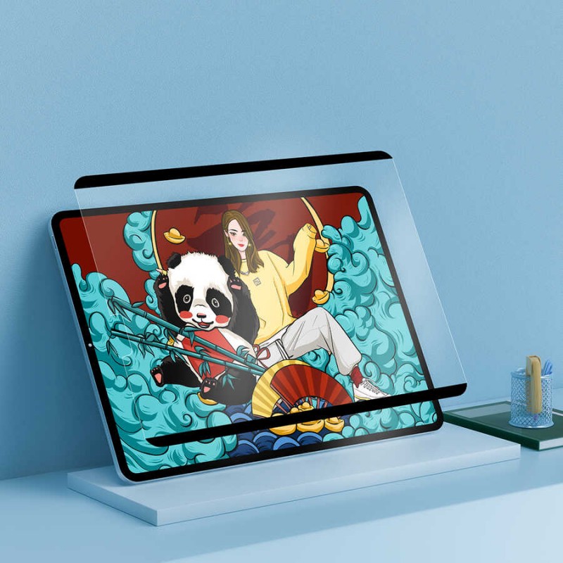 Bal-z Apple iPad Mini 2021 (6.Nesil) Wiwu Removable Mıknatıslı Ekran Koruyucu