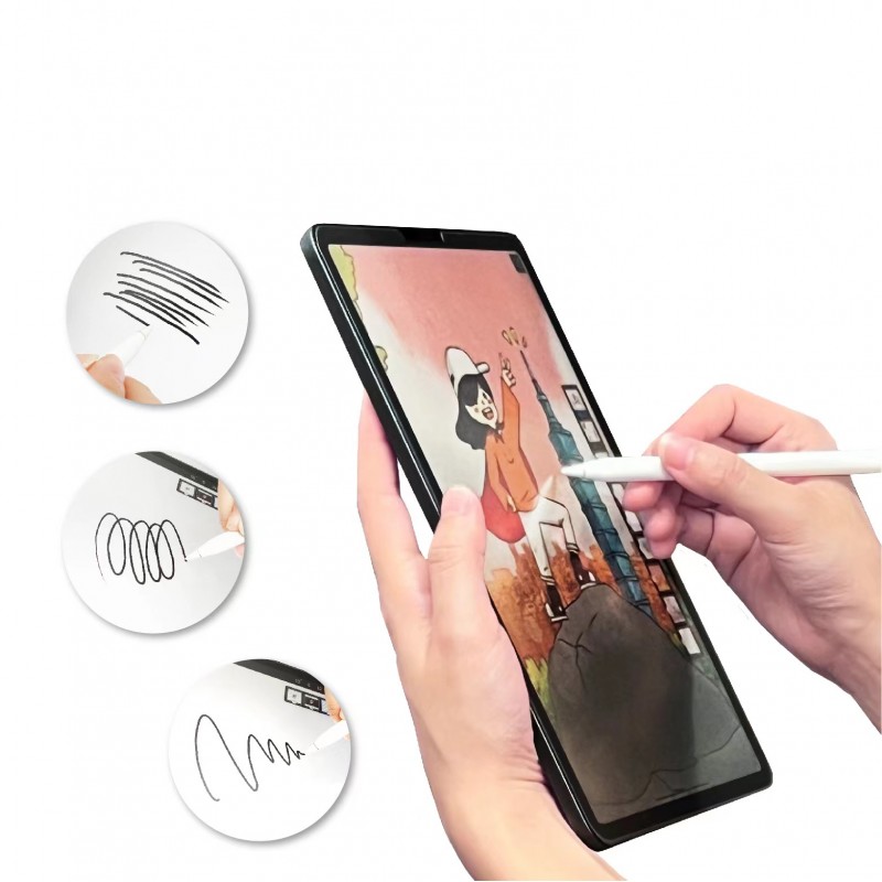 Bal-z Apple iPad Pro 10.5 (7.Nesil) Kağıt Hisli Mat Davin Paper Like Tablet Ekran Koruyucu