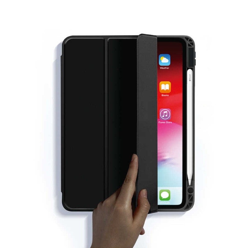 Bal-z Apple iPad Pro 10.5 (7.Nesil) Kılıf  Nort Arkası Şeffaf Standlı Kılıf