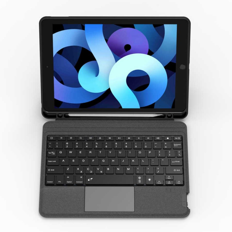 Bal-z Apple iPad Pro 10.5 (7.Nesil) Wiwu Mag Touch Klavyeli Standlı Kılıf