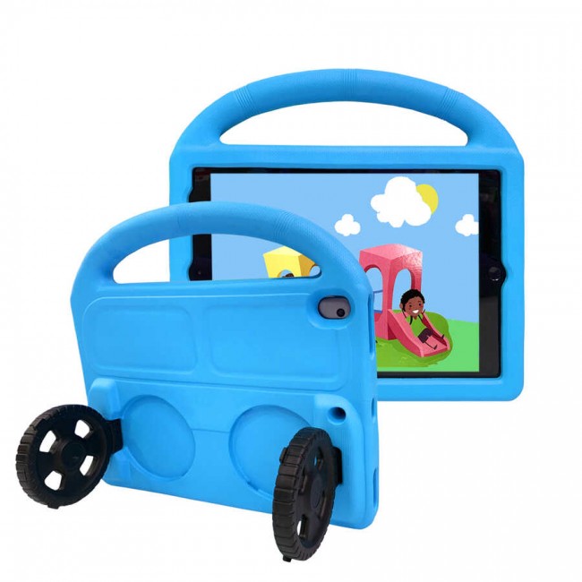 Apple iPad Pro 10.5 (7.Nesil) Zore Wheel Car Tekerlek Standlı Tablet Eva Silikon Kılıf Apple iPad Pro 10.5 (7.Nesil) Zore Wheel Car Tekerlek Standlı Tablet Eva Silikon Kılıf