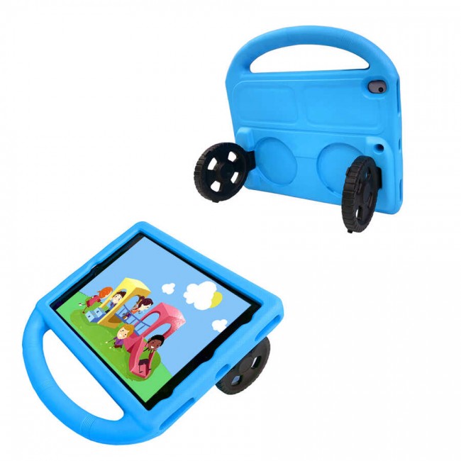Apple iPad Pro 10.5 (7.Nesil) Zore Wheel Car Tekerlek Standlı Tablet Eva Silikon Kılıf Apple iPad Pro 10.5 (7.Nesil) Zore Wheel Car Tekerlek Standlı Tablet Eva Silikon Kılıf
