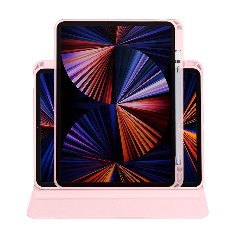 Bal-z Apple iPad Pro 11 2018 Kılıf  Termik Kalem Bölmeli Dönebilen Standlı Kılıf