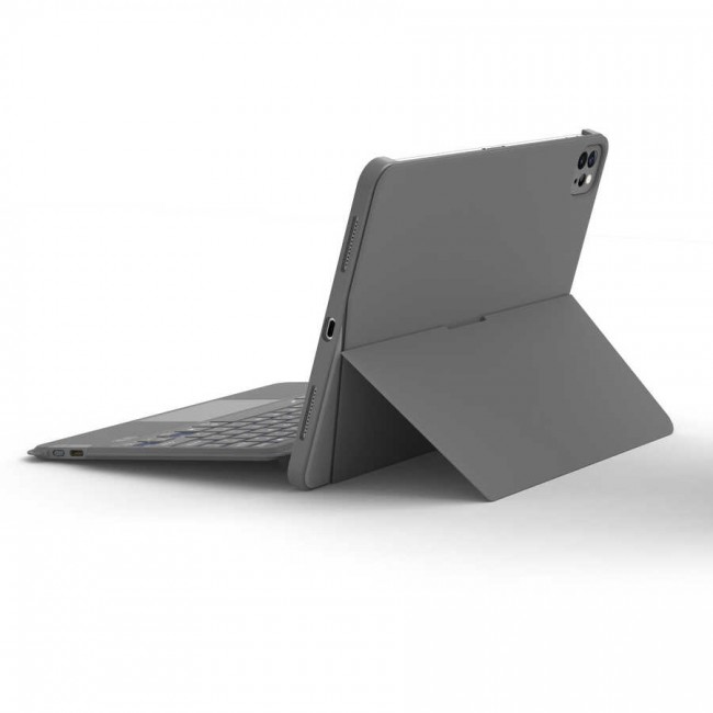 Apple iPad Pro 11 2018 Wiwu Combo Led Işıklı Magnetik Standlı Klavyeli Kılıf Apple iPad Pro 11 2018 Wiwu Combo Led Işıklı Magnetik Standlı Klavyeli Kılıf
