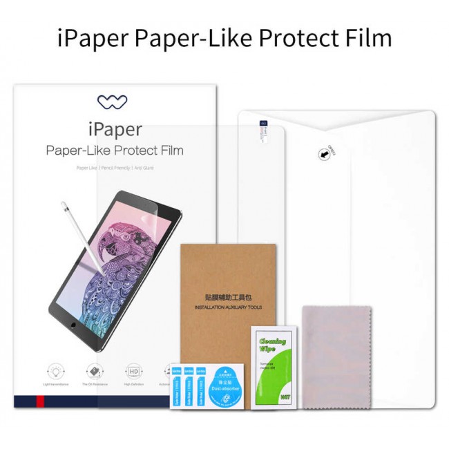 Apple iPad Pro 11 2021 (3.Nesil) Kağıt Hisli Wiwu iPaper Like Tablet Ekran Koruyucu Apple iPad Pro 11 2021 (3.Nesil) Kağıt Hisli Wiwu iPaper Like Tablet Ekran Koruyucu