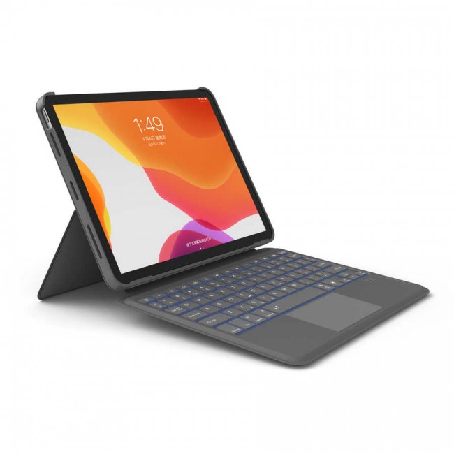 Apple iPad Pro 11 2021 (3.Nesil) Wiwu Combo Led Işıklı Magnetik Standlı Klavyeli Kılıf Apple iPad Pro 11 2021 (3.Nesil) Wiwu Combo Led Işıklı Magnetik Standlı Klavyeli Kılıf
