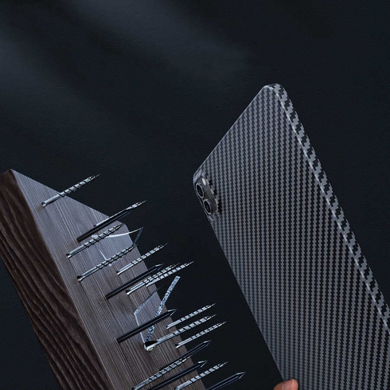 Bal-z Apple iPad Pro 11 2022 M2 Kılıf Benks Essential Kevlar Karbon Fiber Kapak