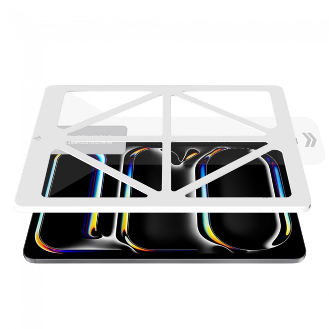 Apple iPad Pro 11 2024 CaseWorld Steel Shield Serisi Temperli Cam Ekran Koruyucu + Uygulama Aparatı Apple iPad Pro 11 2024 CaseWorld Steel Shield Serisi Temperli Cam Ekran Koruyucu + Uygulama Aparatı