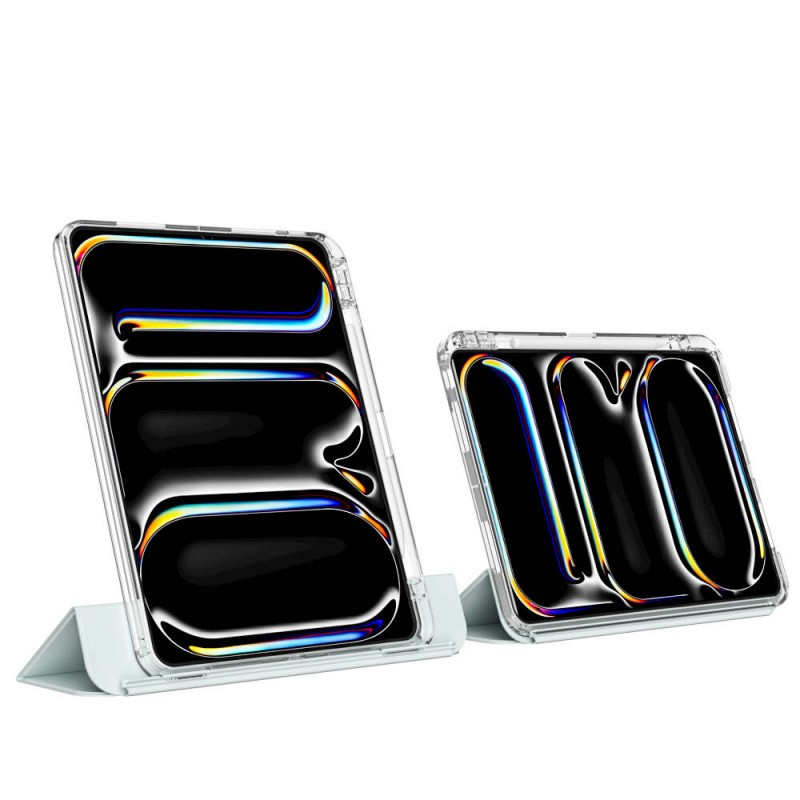 Bal-z ​​​Apple iPad Pro 11 2024 Kılıf Magnetik Ayrılabilen Airbagli  Sliding Tablet Kılıfı