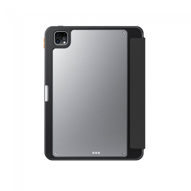 Apple iPad Pro 11 2024 Kılıf SkinArma Kabartma Baskı Tasarımlı 360 Tam Koruma Arkası Şeffaf Standlı Gamma Kılıf Apple iPad Pro 11 2024 Kılıf SkinArma Kabartma Baskı Tasarımlı 360 Tam Koruma Arkası Şeffaf Standlı Gamma Kılıf