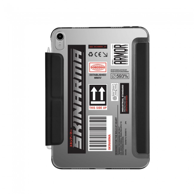 Apple iPad Pro 11 2024 Kılıf SkinArma Sticker Tasarımlı Kalemlikli Arkası Şeffaf Standlı Magnetik Taito Kılıf Apple iPad Pro 11 2024 Kılıf SkinArma Sticker Tasarımlı Kalemlikli Arkası Şeffaf Standlı Magnetik Taito Kılıf