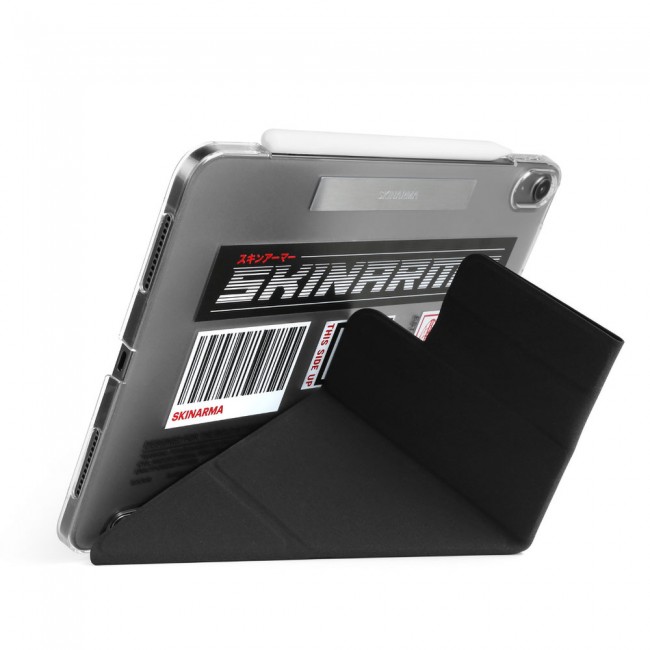 Apple iPad Pro 11 2024 Kılıf SkinArma Sticker Tasarımlı Kalemlikli Arkası Şeffaf Standlı Magnetik Taito Kılıf Apple iPad Pro 11 2024 Kılıf SkinArma Sticker Tasarımlı Kalemlikli Arkası Şeffaf Standlı Magnetik Taito Kılıf