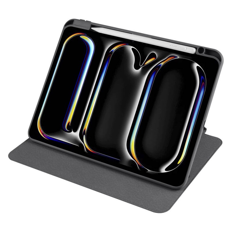 Bal-z Apple iPad Pro 11 2024 Kılıf Zore Termik Kalem Bölmeli Dönebilen Standlı Kılıf