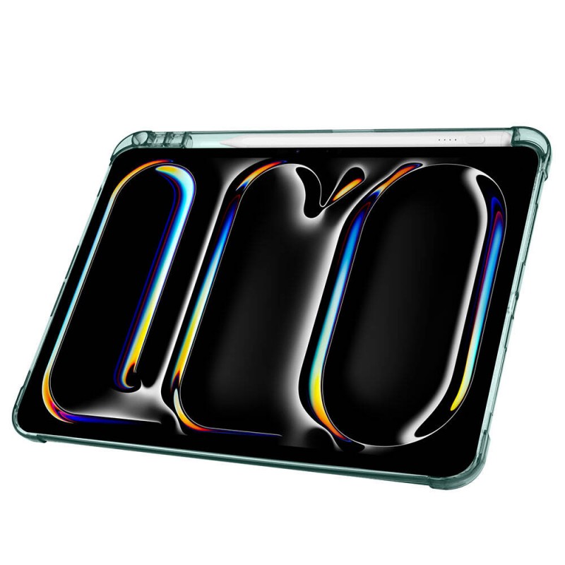 Bal-z Apple iPad Pro 11 2024 Kılıf Zore Tri Folding Kalem Bölmeli Standlı Kılıf