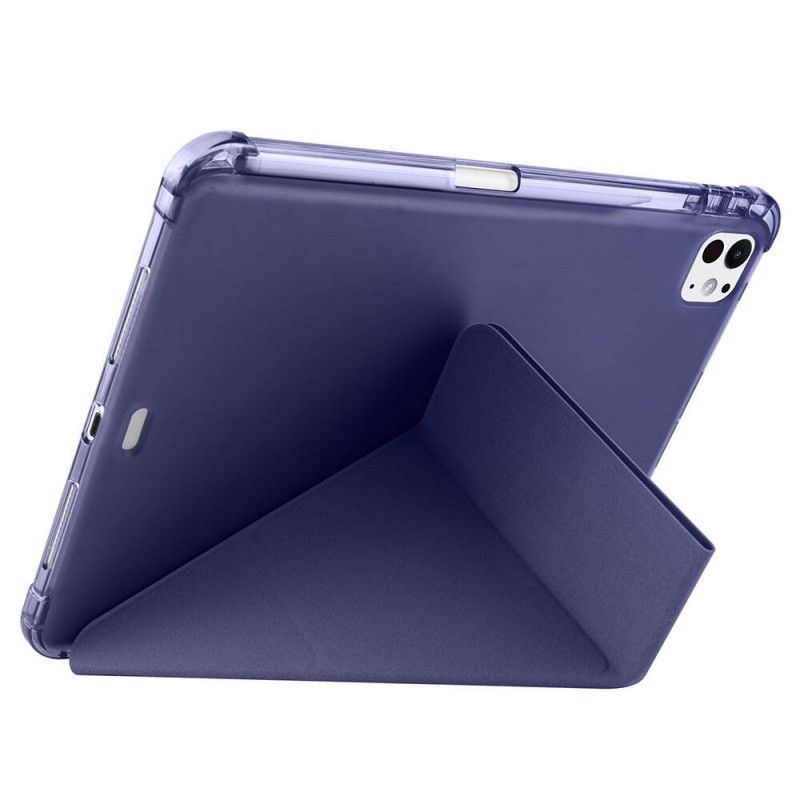 Bal-z Apple iPad Pro 11 2024 Kılıf Zore Tri Folding Kalem Bölmeli Standlı Kılıf